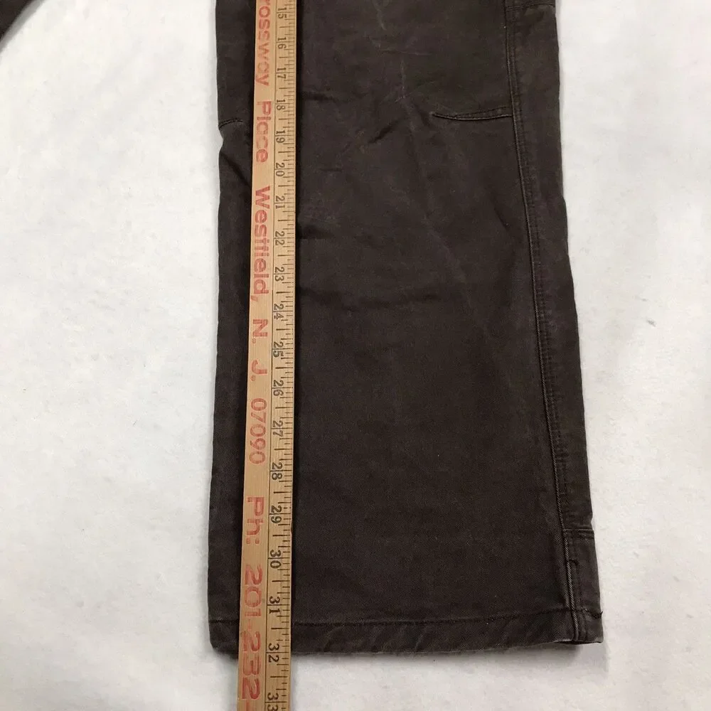 KUHL Rydr Pants Men 36x32 Brown Vintage Patina Dye Articulated Knee Hiking Work - Picture 9 of 16